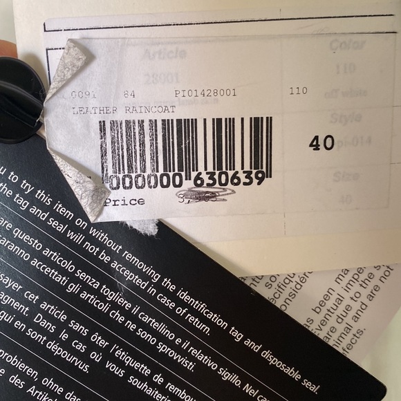 NWT Costume National Genuine Leather Trench Rain Coat Jacket, EU40 or US4 - Picture 10 of 13